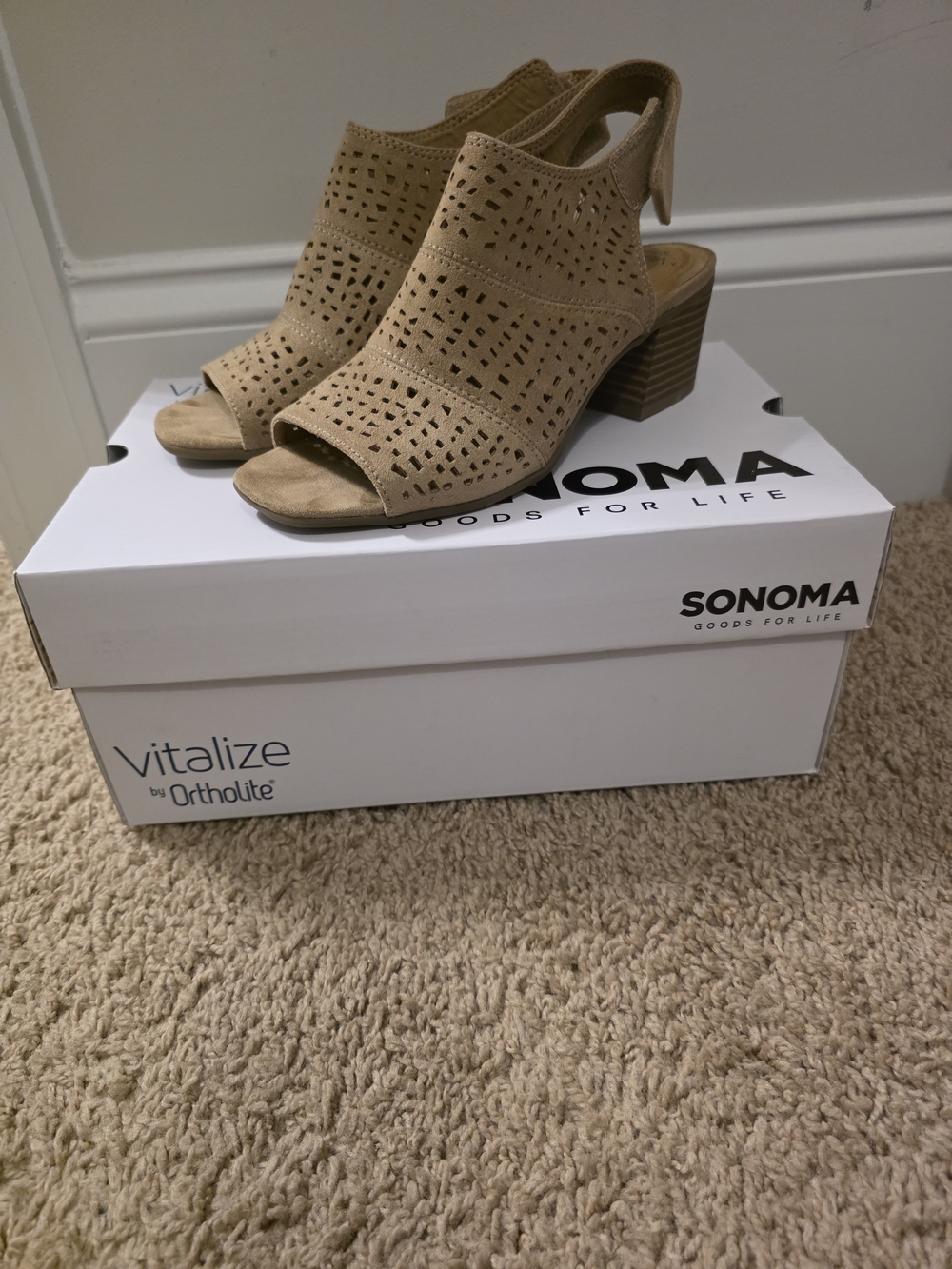 SONOMA Comfort Sandal Bootie in Beige